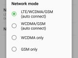 Samsung Galaxy S6 (Network mode)
