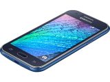 Samsung Galaxy J1 in blue