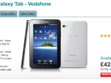 Galaxy Tab at Vodafone UK