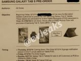 Retail listing showing when the new AMOLED tablets will be launched