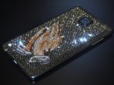 Samsung Note Edge with Swarovski crystals from the back