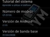 Samsung Galaxy S II - About phone screenshot