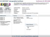 Wi-Fi certification for Samsung SGH-T999
