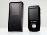 The Samsung YP-K5 next to the Samsung YP-T9
