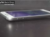 Samsung Galaxy S6 falling on its back