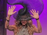 Sarah Jessica Parker wears Philip Treacy hat on recent promotional outing
