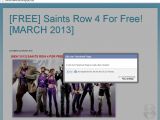 Saints Row IV scam