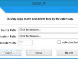 Quickly perform file operations in batch mode
