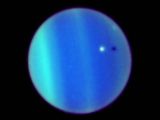 Uranus and a transitting moon