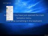 Semplice Linux 7 right click menu