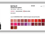 Underage Red is a color in Kat Von D's makeup line