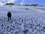 Penitentes were first described by Charles Darwin