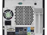 Shuttle XPC barebone with support for Sandy Bridge CPUs - Rear view