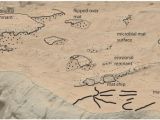 Sketch details the structures researchers believe were shaped by microbes