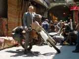 “Skyfall” opens with a breakneck chase scene in Istanbul which, yes, also includes bikes