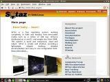 SliTaz GNU/Linux 3.0 - Midori web browser