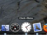 Clock+Menu in the Dock