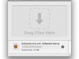 Using drag and drop to archive a file has never been easier