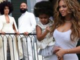 Beyonce was also present at her sister's wedding