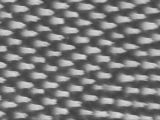 Silicon wafer with anti-reflection array mimicking the moth eye