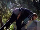 Before his death, Jax visits Tara and John Teller's graves