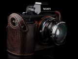 Angelo Pelle Sony A7R Leather Case Side