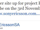 Sony Ericsson tweet hinting at Rachael