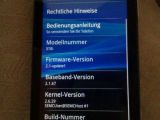 Sony Ericsson Xperia X10 (About phone screenshot)
