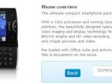 Sony Ericsson Xperia mini pro 'coming soon' page