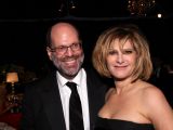 Producer Scott Rudin and Sony boss Amy Pascal, whose emails exchanges caused the most outrage