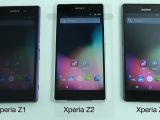 Sony Xperia Z1, Xperia Z2 and Xperia Z3