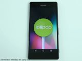 Android 5.0 Lollipop on Sony Xperia Z3 (Lollipop logo)