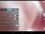Camera settings on the Sony Xperia Z3 Tablet Compact