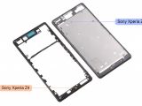 Sony Xperia Z4 purported case compared to the one of the Xperia Z3
