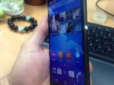 Sony Xperia Z4 showing power button