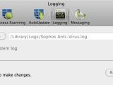 Sophos Anti-Virus for Mac logging options