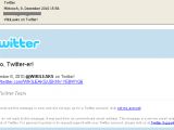 Fake Twitter email