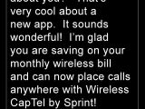 Wireless CapTel - screenshot