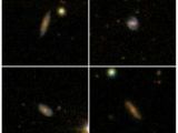 Images of four distant galaxies observed with the Arecibo radio telescope