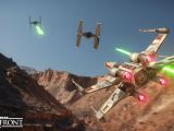 Aerial dogfights in Star Wars Battlefront