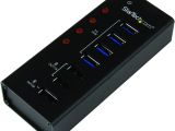 StarTech  4-Port Powered USB 3.0 Hub w/ Dedicated USB Charging Ports