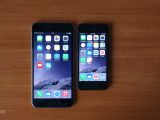 With iPhone 6 Plus, iOS displays much more information on a single screen
