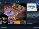 The Legend of Heroes: Trails in the Sky store page