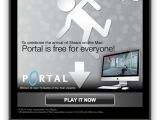 Steam news update - Portal is now available for free