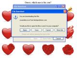 Waledac Valentine's Day malicious website