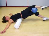Foam rollers can also be used for exercises that combine stretching with other elements