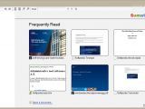 SumatraPDF displays a thumbnail preview with the most read documents.