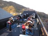 Photo of the MEarth telescopes at Mt. Hopkins, Arizona, the ones used for the new study