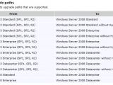 Windows Server 2008 supported upgrade paths