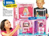 Girl and boy play with dollhouse